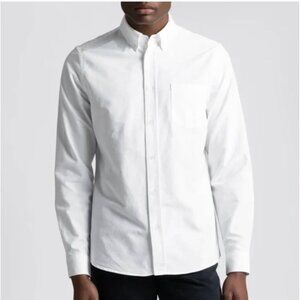 Asket The Oxford Organic Cotton Button Down Shirt Extra Large Long